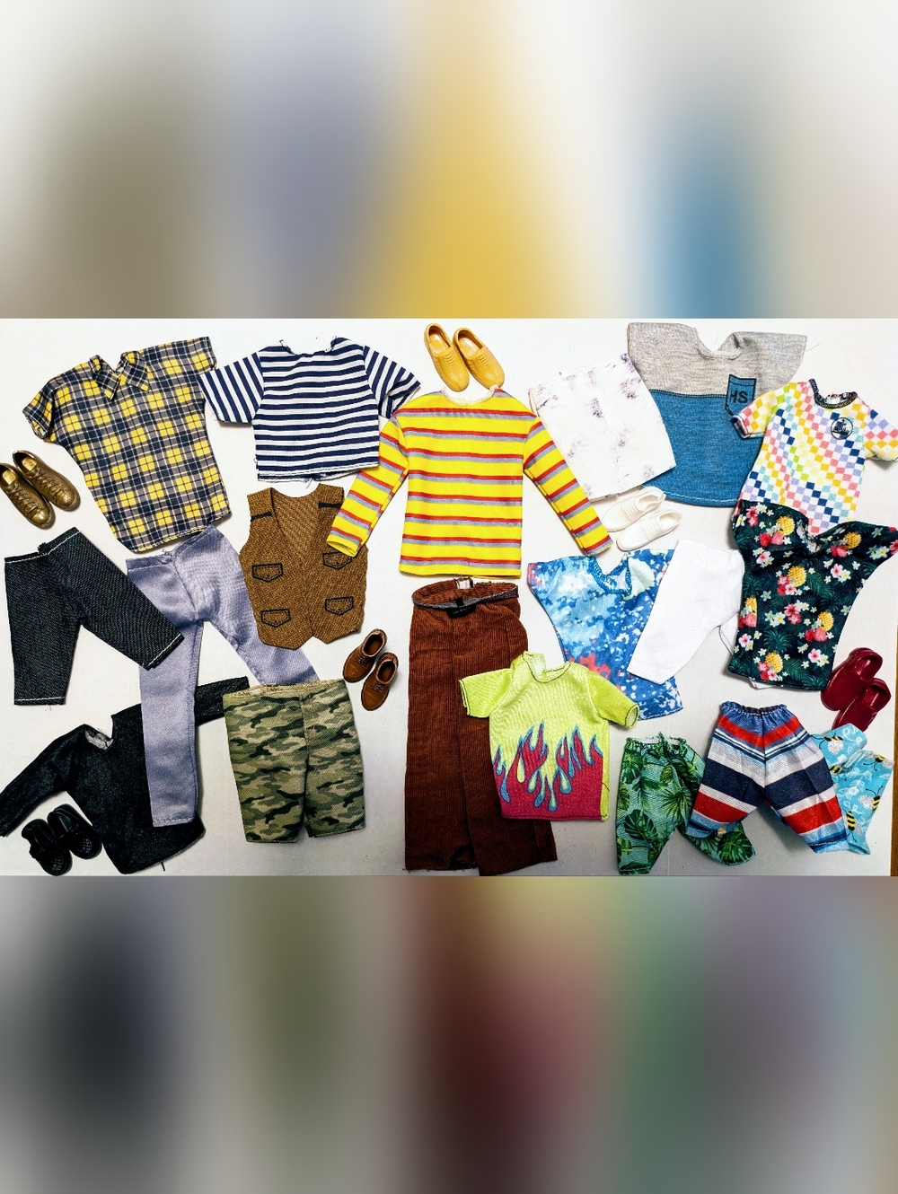 Lot of Barbie Ken Doll Size Clothing (12 inch Dolls)